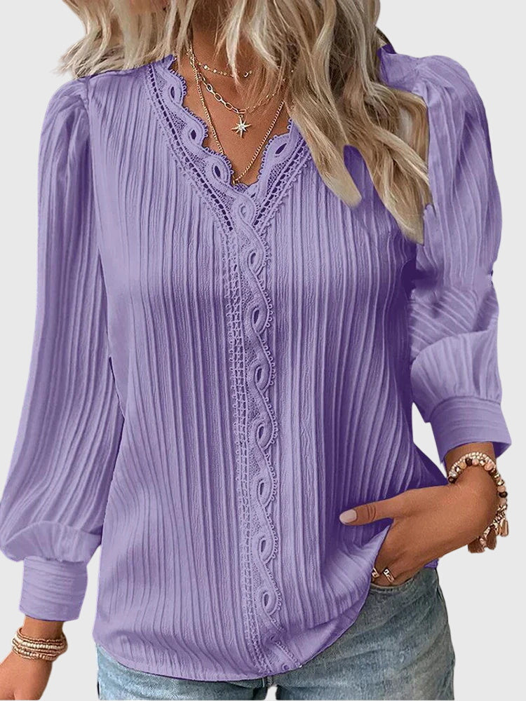 Andrea™ | Elegant Pullover Blouse