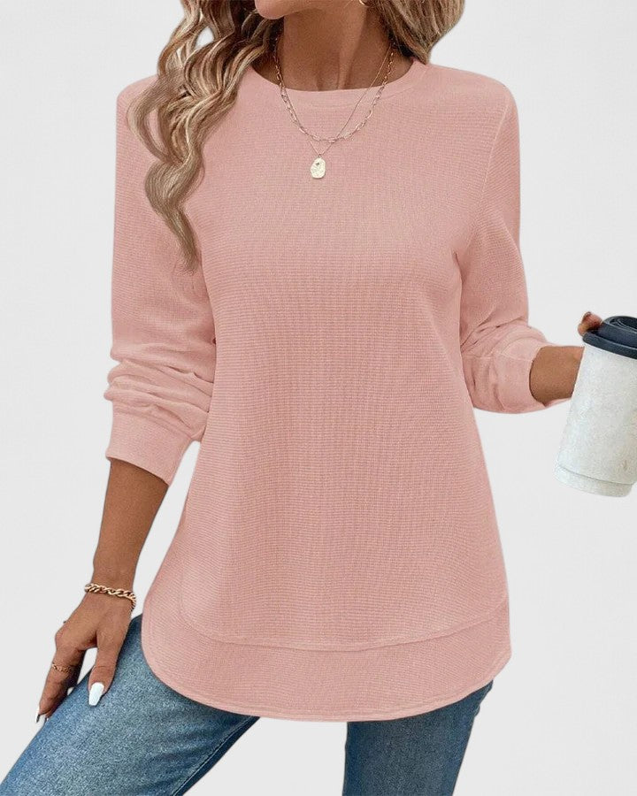 Annie | Elegant O-Neck Long Sleeve