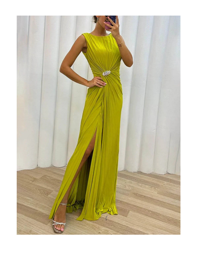 Isabella™ | Long Pleated Dress