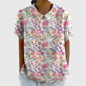 White Floral Print