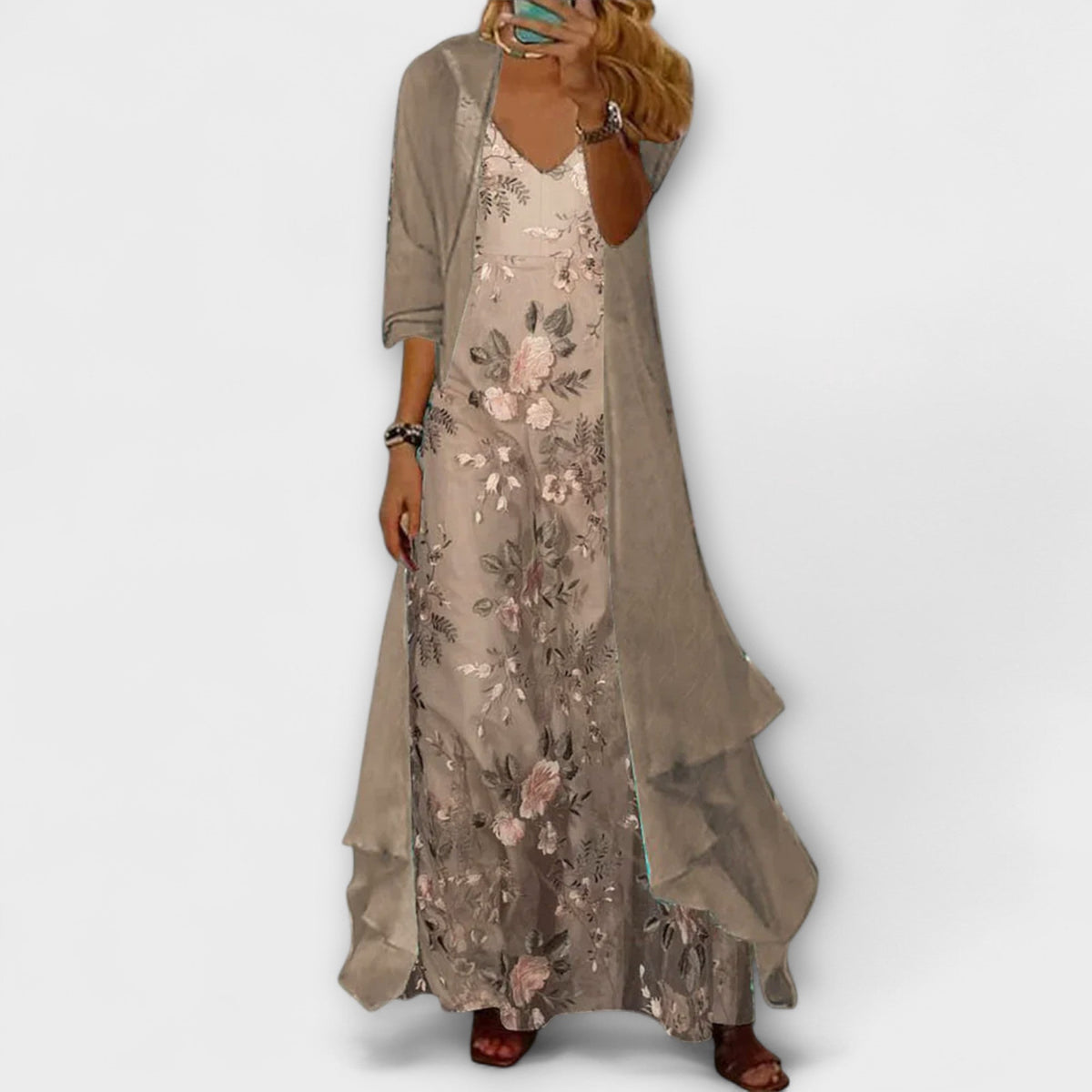 Bryleigh | Elegant Tummy Coverage Two-Piece Set