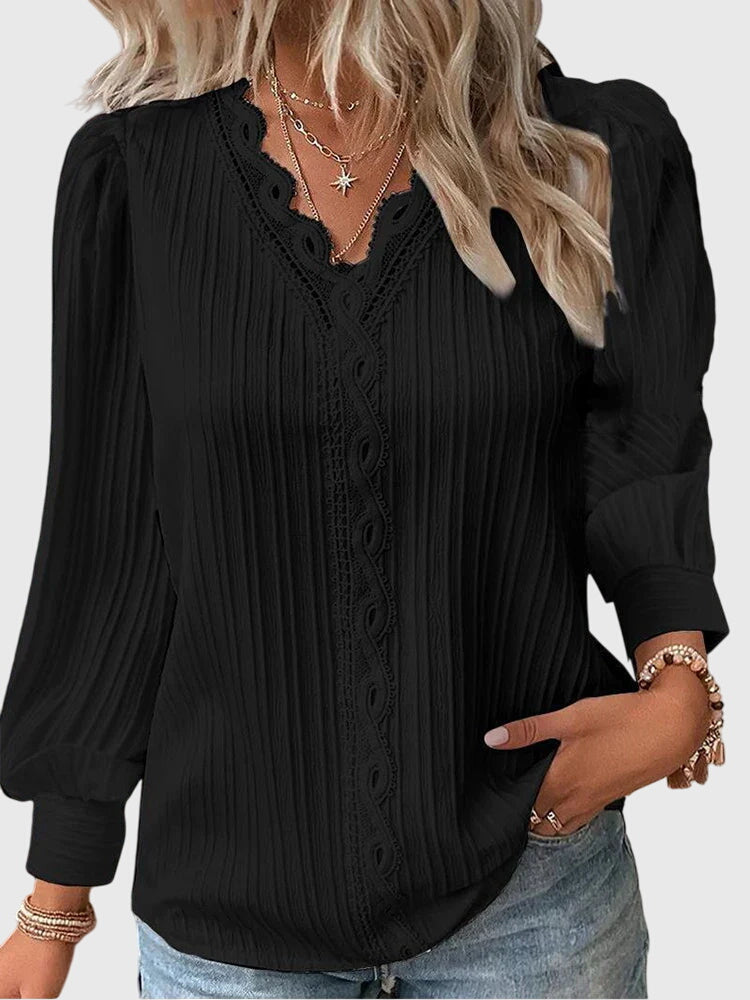 Andrea™ | Elegant Pullover Blouse