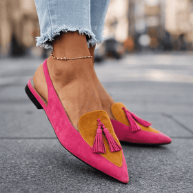 Pink & mustard