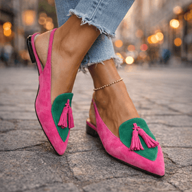 Pink & green