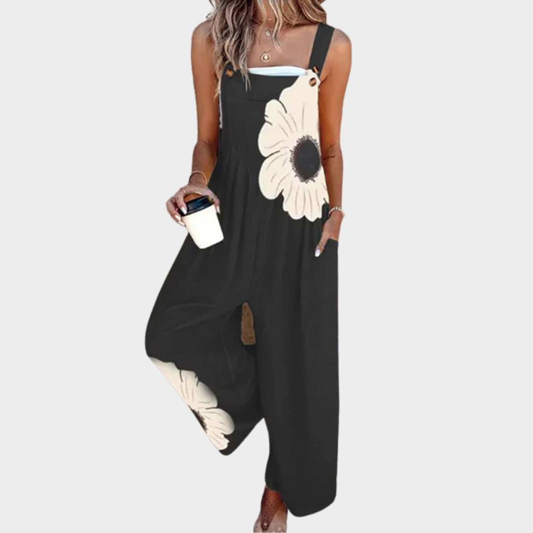 Comfortable Printed Overall