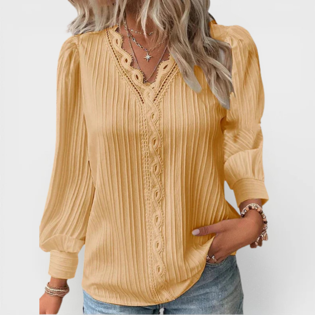 Andrea | Elegant Pullover Blouse