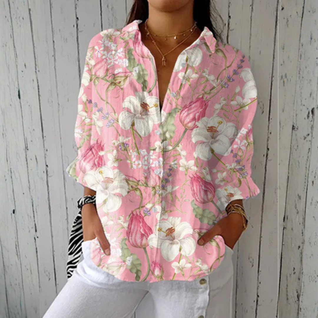 Lauren | Elegant Bloom Blouse