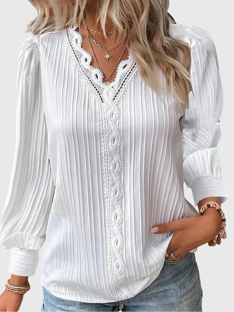 Andrea™ | Elegant Pullover Blouse