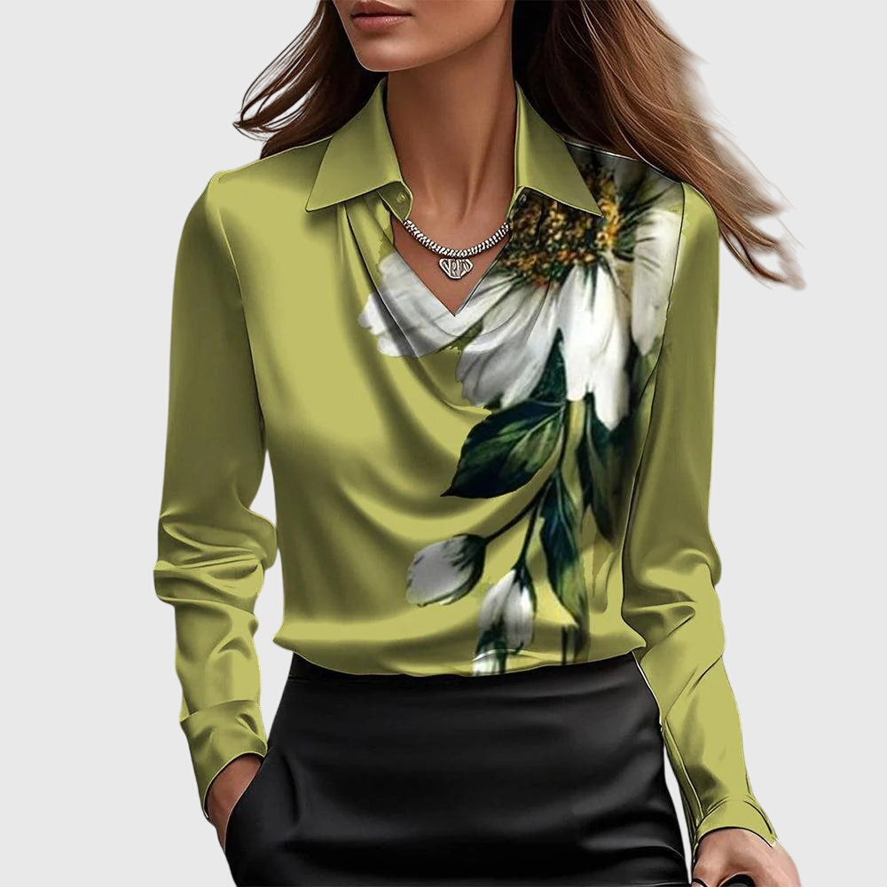 Zoe | Elegant Satin Blouse