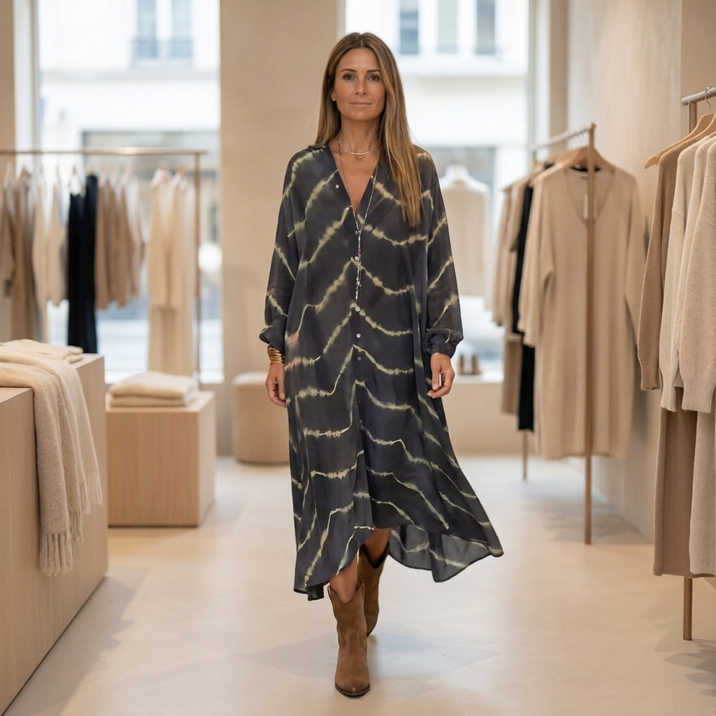 The Julia Striped Maxi Dress