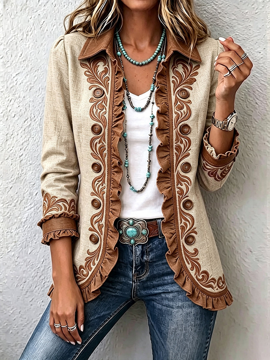 The Ottavia Vintage Floral Jacket