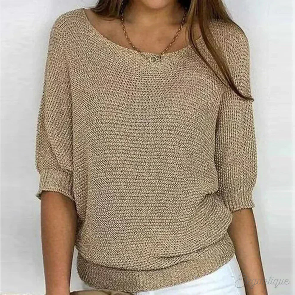 Eunice™ | Comfortable Knitted Blouse